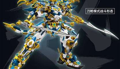 Mech WUKONG Monkey King Building Block Toy Set – ZHAOYUN Robot Hero DIY Bricks for Kids & Boys Gifts