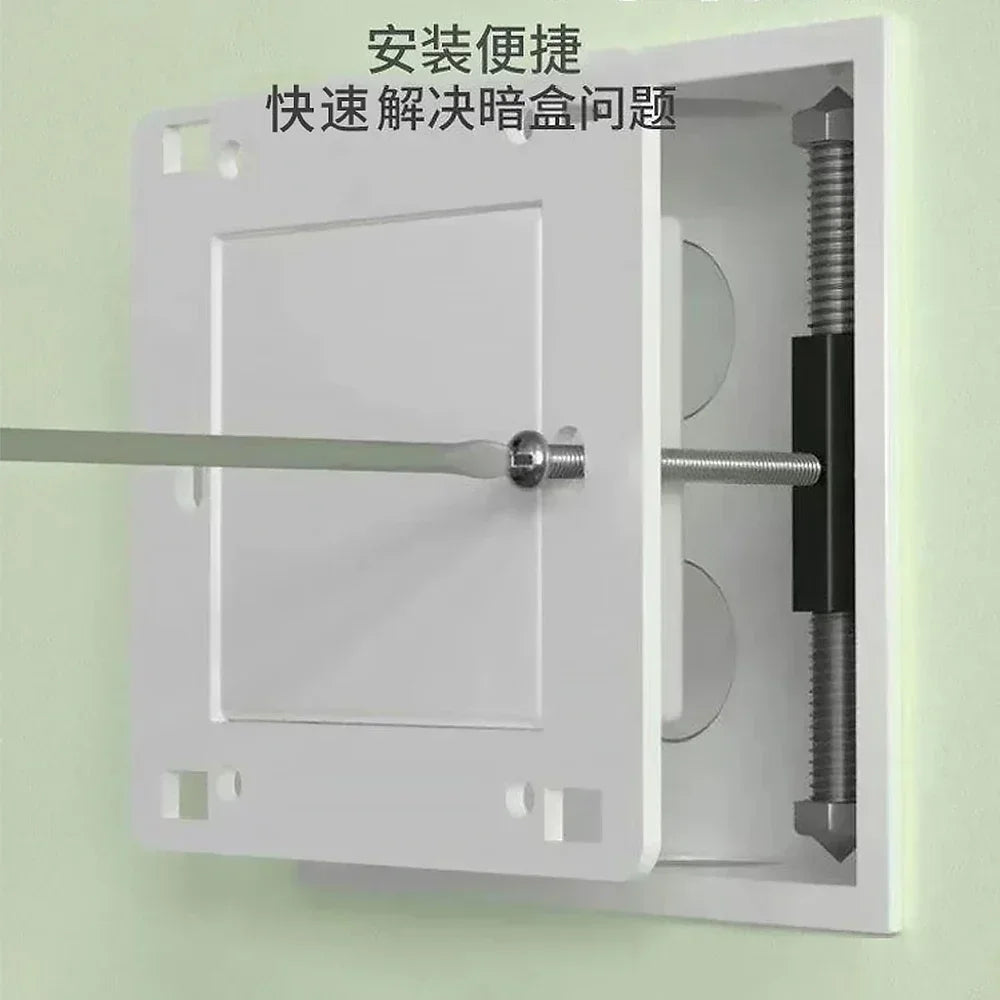 Wall Switch Socket Cassette Repair Tool | Adjustable Screws Support Rod with Wrench for 86/118 Type Electrical Accessories