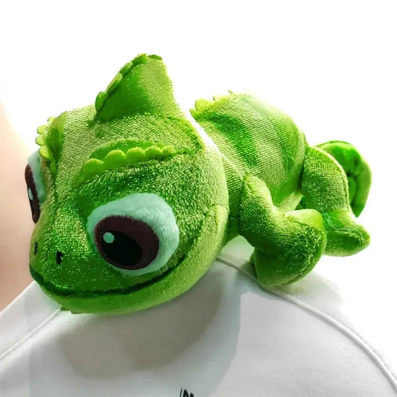 Pascal Rapunzel Chameleon Plush Toy 2026 Lying Shoulder Stuffed Animal Kawaii Doll Soft Plush Decoration Kids Birthday Gift for Boys & Girls
