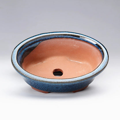 Ceramic Flower Pot with Drainage Hole - Lily Style Succulent & Orchid Planter for Home and Garden