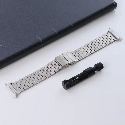 Stainless Steel Band for Samsung Galaxy Watch Ultra 2025 – Metal No-Gap 47mm Bracelet Strap