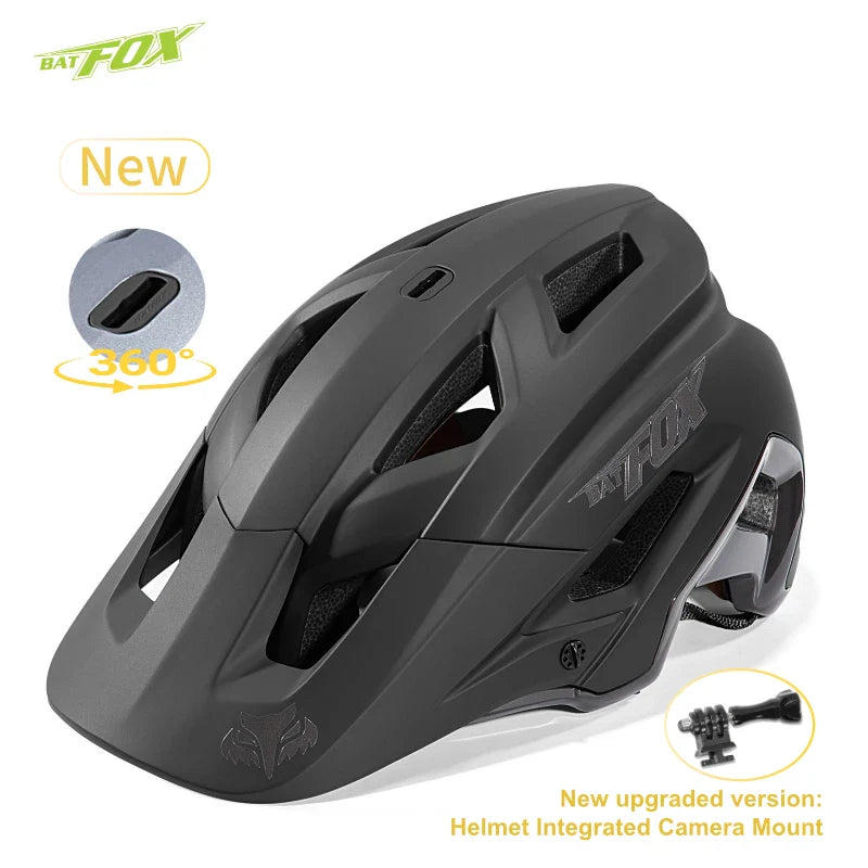 BATFOX MTB Cycling Helmet – Ultralight Men’s Bicycle Helmet Casco for Mountain & Road Racing Speedframe Safety Gear