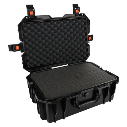 Trolley Toolbox with Wheels — Large Portable Tool Storage Case, Professional Plastic Instrument & Safety Equipment Box