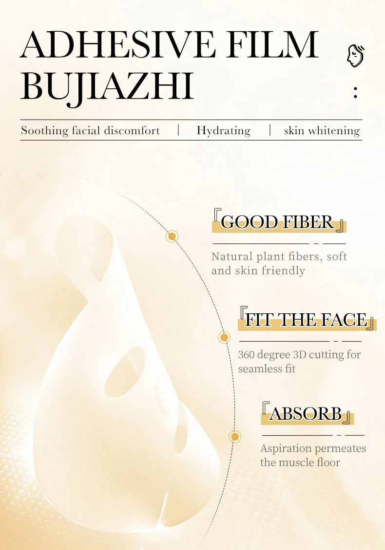 15PCS 24K Gold Hyaluronic Acid Face Masks – Firming, Moisturizing & Brightening Hydrating Skincare