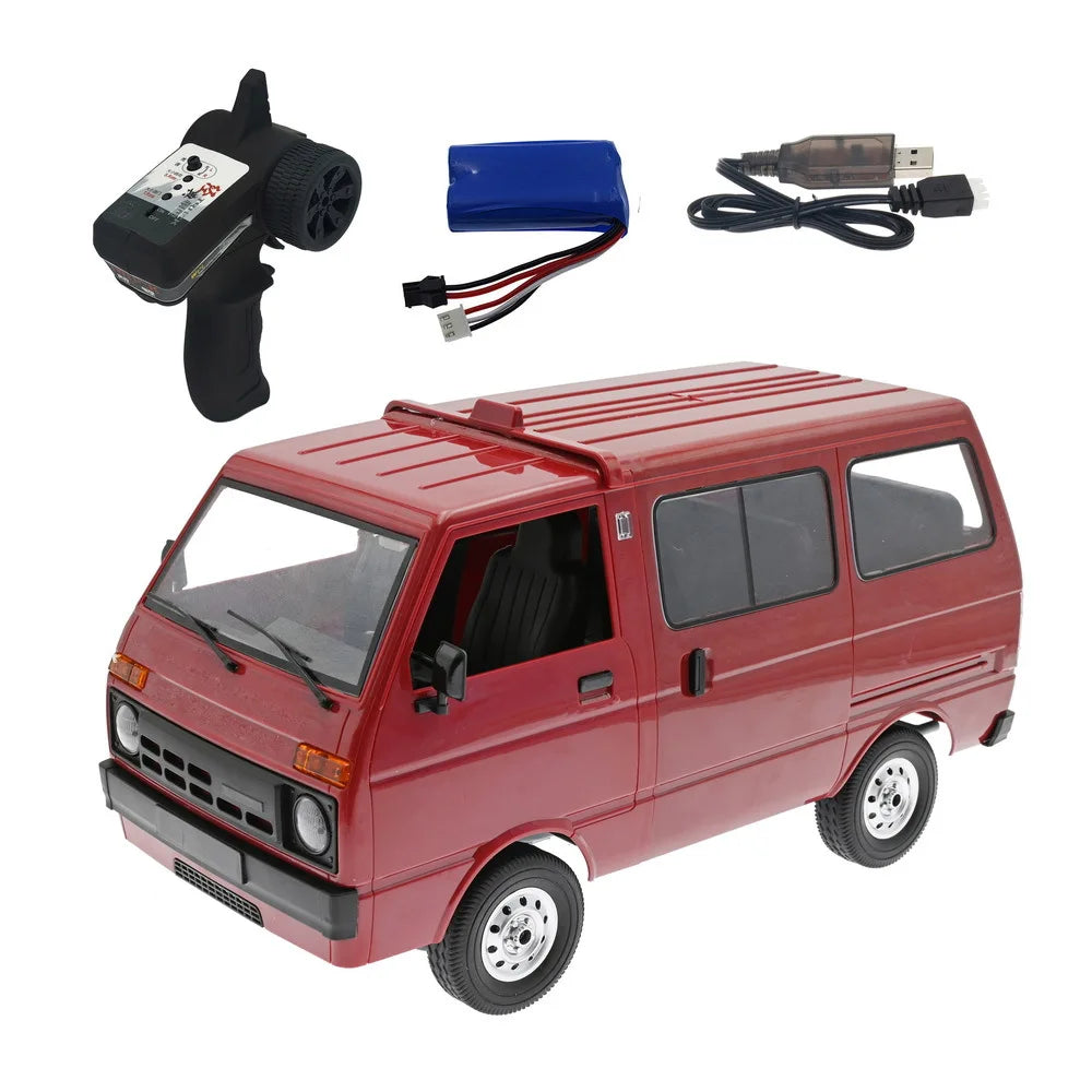 WPL D42 1/10 RC Drift Truck 2.4G 2WD Remote Control Off-Road Car with LED Lights – Toy Gift for Boys & Kids