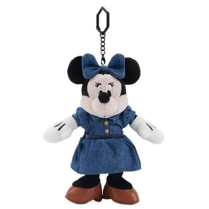 Classic Mickey Mouse Plush Keychain - Cute Anime Bag Pendant Gift