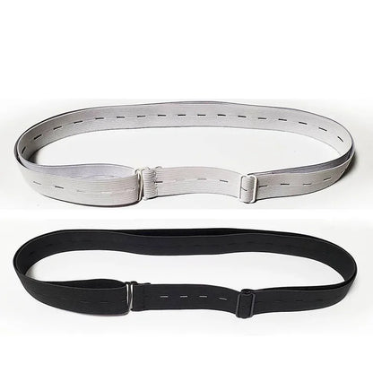 2.5cm/1inch Shirt Stay Belt for Women & Men | Adjustable Elastic Non-Slip Shirt Holder Strap | Keep Shirt Tucked In