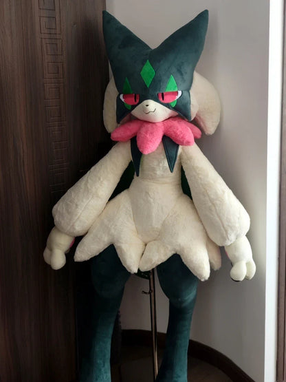 170cm Meowscarada Plush Doll — Pokemon Crystal Velvet Throw Pillow, Room Decor Anime Plush, Birthday & Christmas Gift