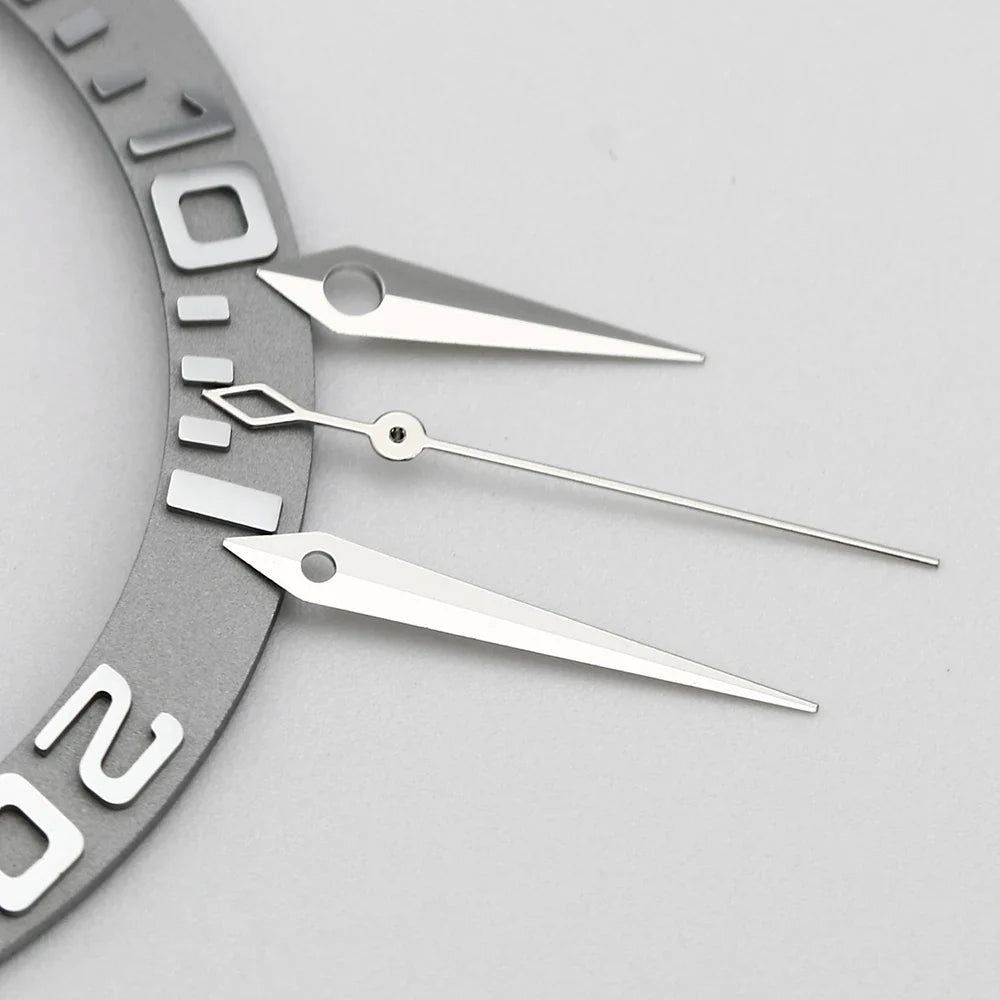 NH35 NH38 Polished Dauphine Watch Hands – 10x14x15mm Presage Cocktail Style Watch Needles & Pointers