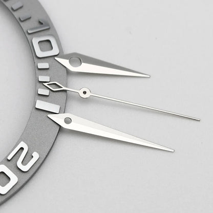 NH35 NH38 Polished Dauphine Watch Hands – 10x14x15mm Presage Cocktail Style Watch Needles & Pointers