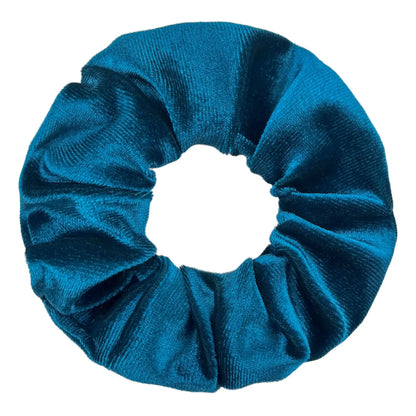 Vintage Velvet Hair Scrunchies for Women & Girls – Solid Color Ponytail Holder Elastic Hair Bands, Soft Fashion Hair Ties Accessories