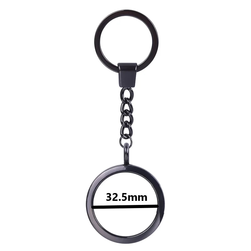 25-40mm Round Openable Reliquary Locket - Photo Memory Pendant, Cremation Ashes Keepsake, Glass Keychain & Memorial Jewelry