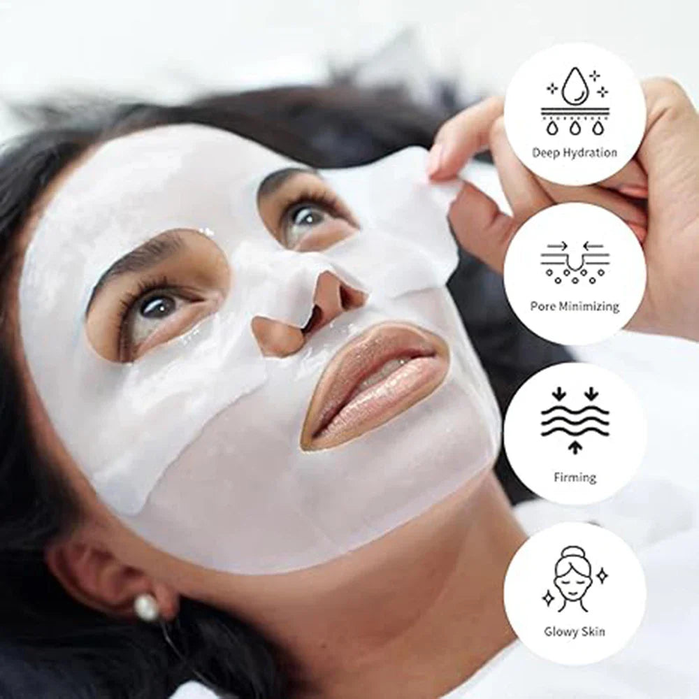 Deep Collagen Anti-Wrinkle Lifting Mask – Overnight Face Mask for Firming & Moisturizing (5 Pack)