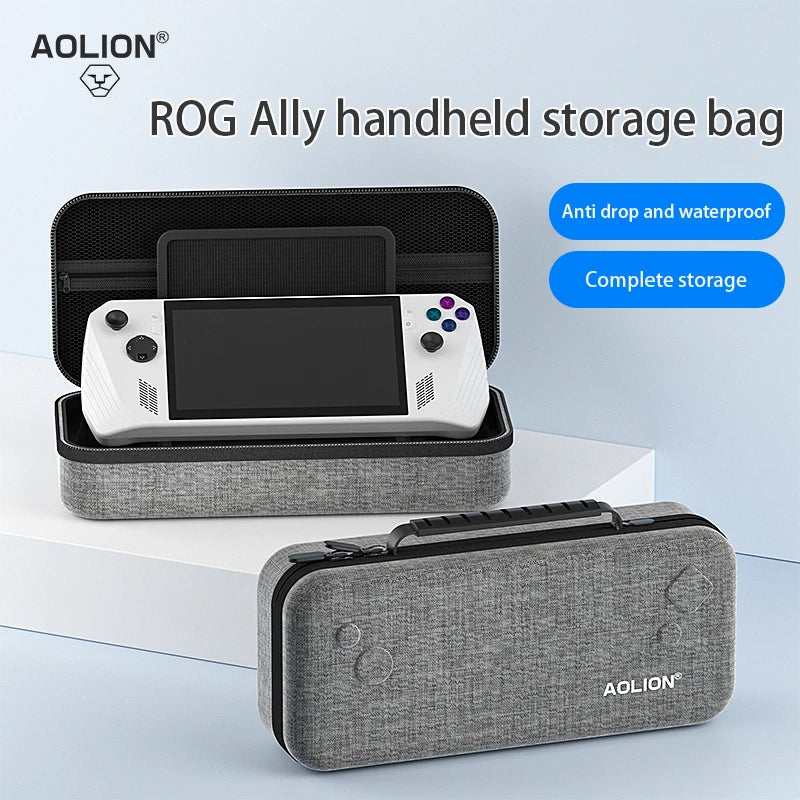 Aolion Protective EVA Storage Case for ASUS ROG Ally – Portable Travel Carry Bag for Game Console & Accessories