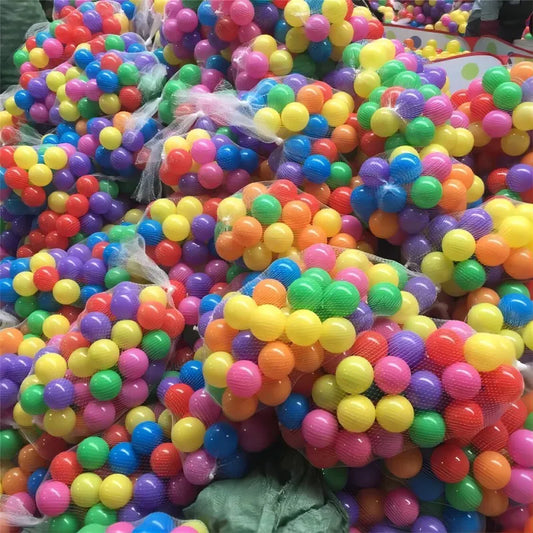 100PCS Colorful Soft Water Balls – Eco-Friendly Swim Pool & Ocean Wave Balls for Kids, Outdoor Sports & Stress Relief Toys