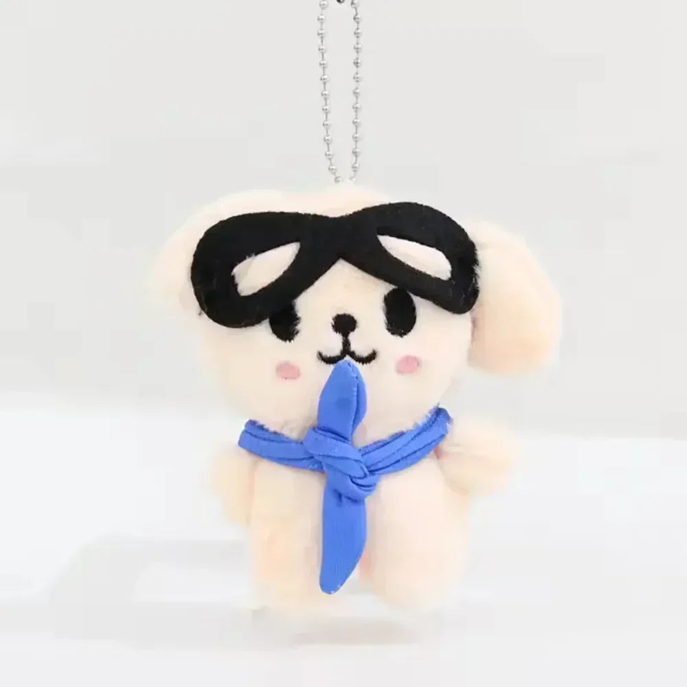Kpop SKZOO Plush Keychain – Cute Dog Pendant Toy for Kids, Backpack Hanging, Birthday Gift
