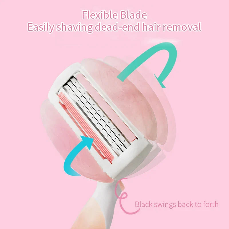 Gillette Venus Safety Razor for Women - 3/5 Blade Shaver for Face, Arms, Legs, and Hair Removal