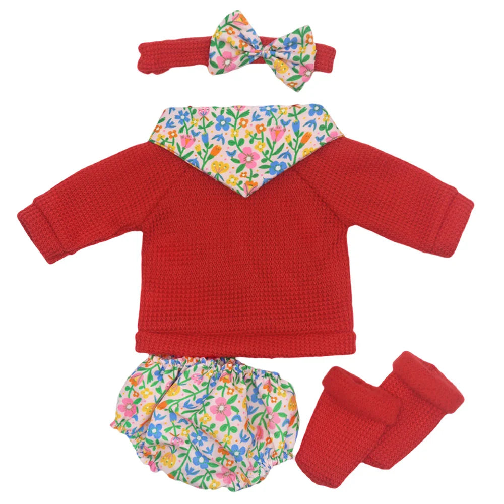 Baby Born Doll Clothes Set – Cute Jumpers, Rompers & Shoes for 13-18 Inch Newborn Dolls, Festival & Birthday Gift