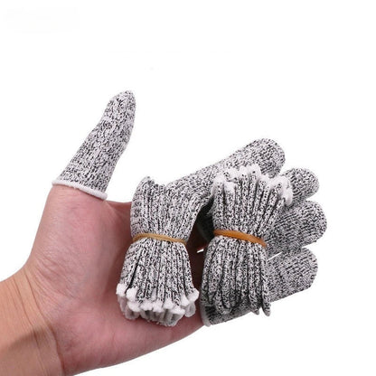 10 Pcs Finger Cots – Thumb Protector & Anti-Cut Fingertips Sleeve, Flexible & Resistant Protection for Work & DIY