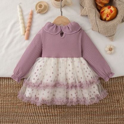Baby Girl Polka Dot Party Dress - Cute Christmas Dress for Infants & Toddlers 6 Months–3 Years