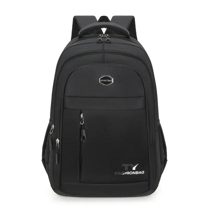 Men's Waterproof Backpack – Large Capacity Casual Laptop Bag with Adjustable Straps