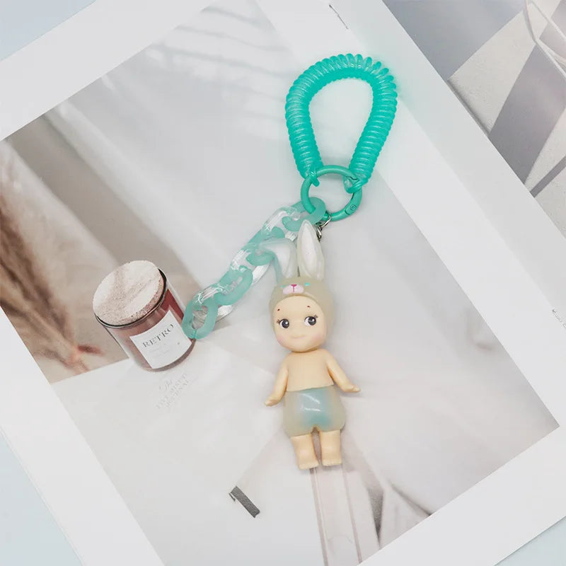 Candy House Keychain Blind Box – Cute Handmade Doll Bag Pendant for Girls