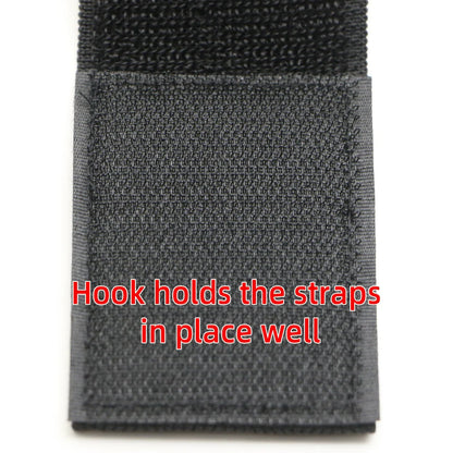 Customizable Elastic Band Hook Loop - Nylon Cable Ties, Reverse Buckle, Sticky Fastener Tape for Athletic & General Use