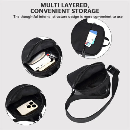 Trendy Men's Oxford Cloth Shoulder Bag | Casual Crossbody Single Shoulder Bag | Diagonal Day Tide Small Square Bag