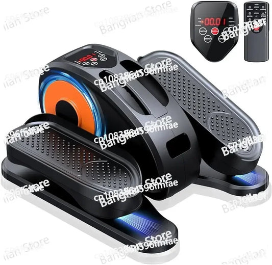 Quiet & Portable Elliptical Machine – Electric Seated Pedal Exerciser with Remote Control, 12 Adjustable Speeds