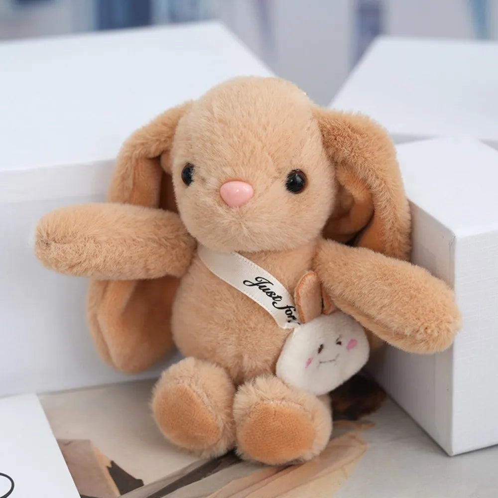 15cm Rabbit Fur Keychain - Cute Bag Charm, Car Pendant and Gift Accessory