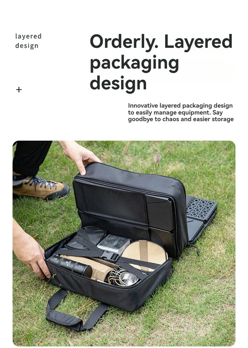 CAMPINGMOON BK-46 Large Capacity Storage Bag – Outdoor Tactical IGT Module Organizer