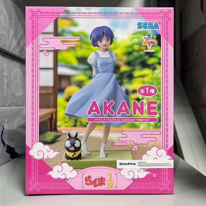 Original SEGA Ranma 1/2 PVC Figure – Luminasta Shampoo, Tendou Akane & Saotome Ranma 19cm Collectible Toy
