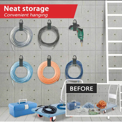Nylon Cord Organizer Straps with Triangle Buckle – Heavy-Duty Cable & Hose Management Holder