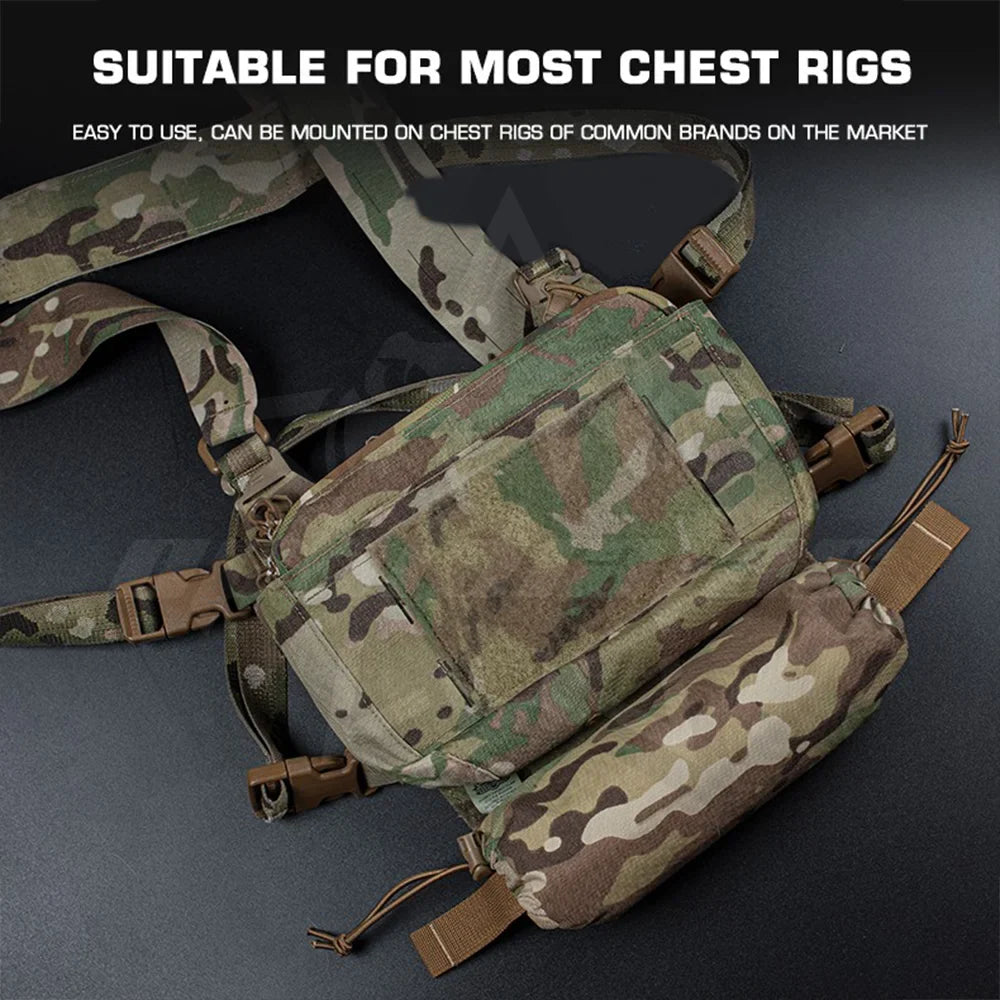 OPHIDIAN Combat Trauma Bag Roll 1 – IFAK Personal First Aid Kit EDC Medical Waist Pack for Airsoft, Hunting & Tactical Gear