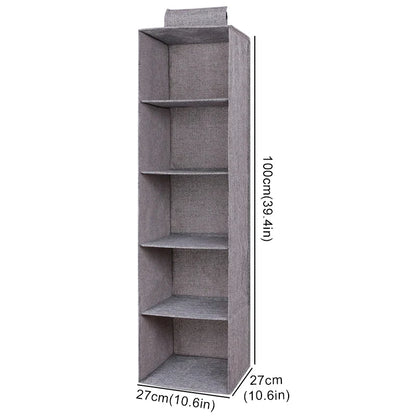 Hanging Cabinet Organizer for Underwear and Closet Storage — Wardrobe Rack Shelf Drawer Box