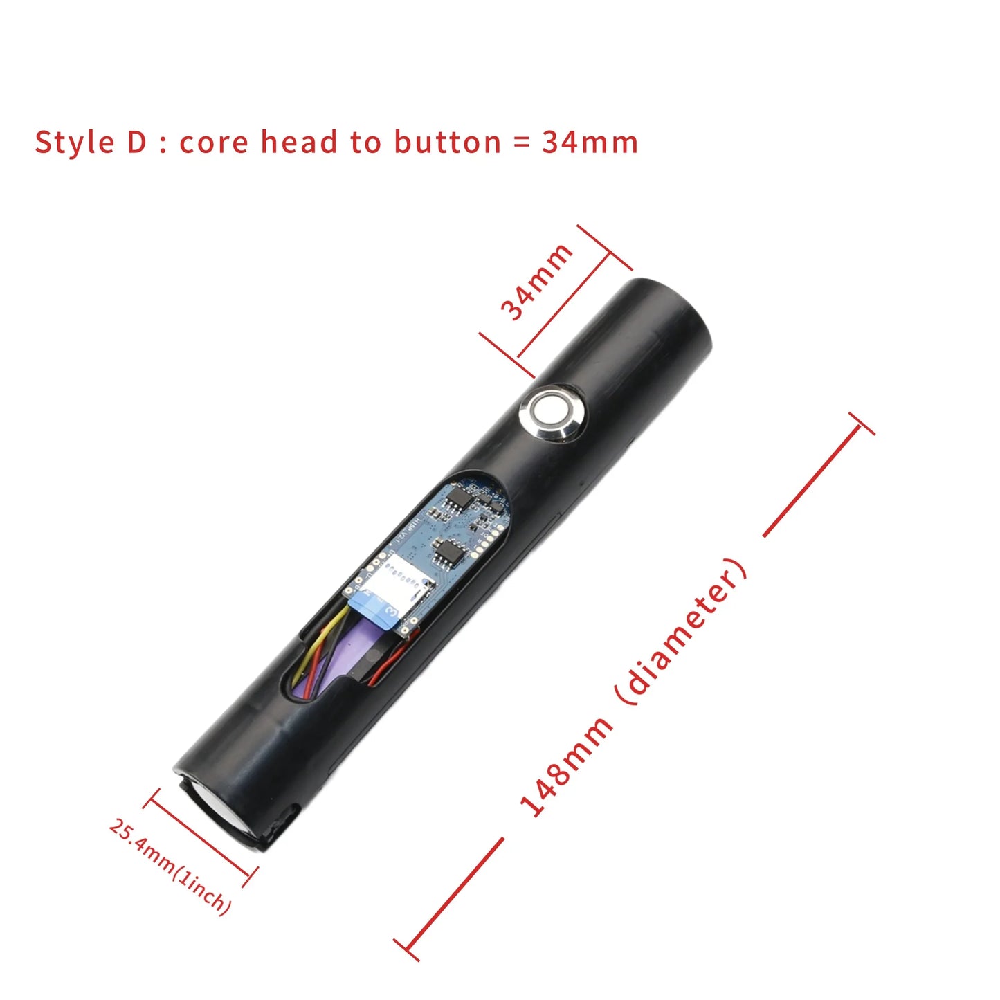 TXQ Neo Pixel Lightsaber Core SNV4 Pro — Smooth Swing Electronic Chip with Proffie Soundboard Kit for Hilt & Saber Blaster