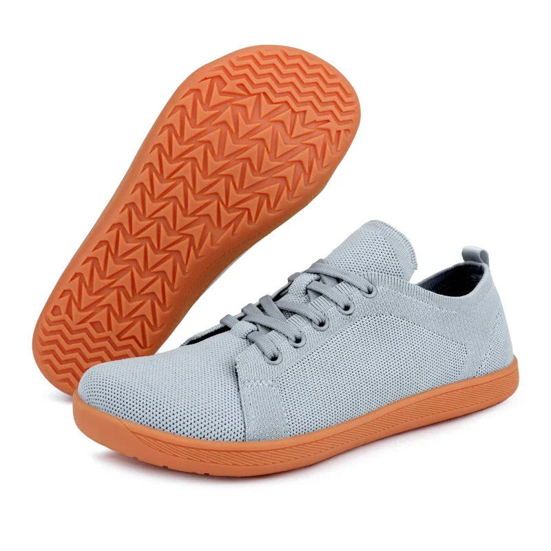 Wide Toe Barefoot Shoes for Men & Women – Minimalist Walking Sneakers with Zero Drop Sole & Breathable Mesh