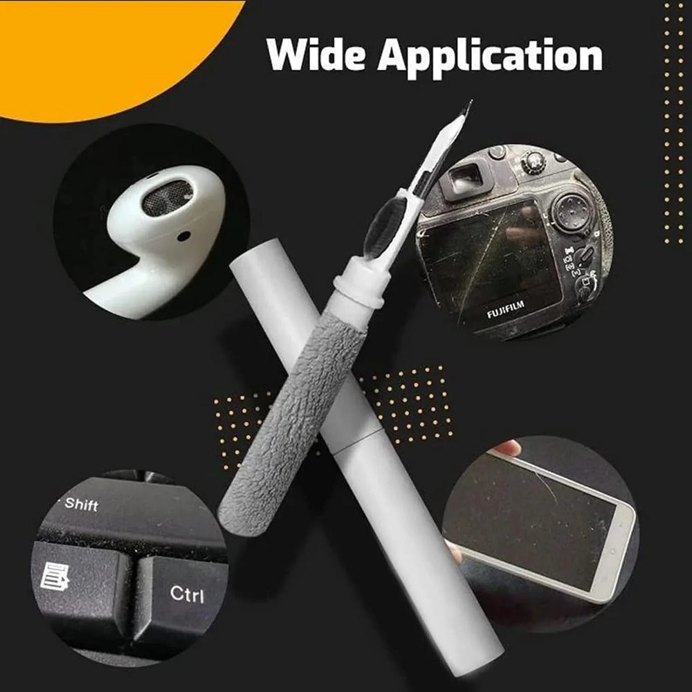 2-in-1 Earphones Cleaning Kit — Brush & Pen for AirPods 3, Pro Cases, and Earbuds Maintenance