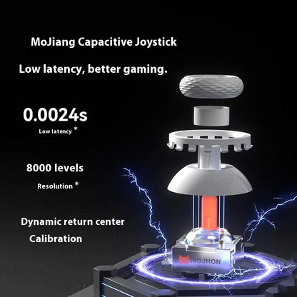 Bigbigwon Rainbow3 Wireless Game Controller Charging Base – RGB Magnetic Dock for PC Gaming