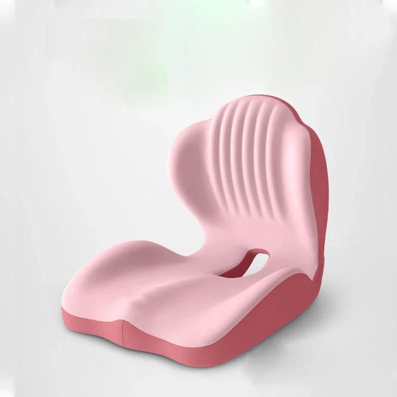 Memory Foam Truck Seat Cushion – L-Shaped Ergonomic Design with Lumbar Support Pillow for Drivers