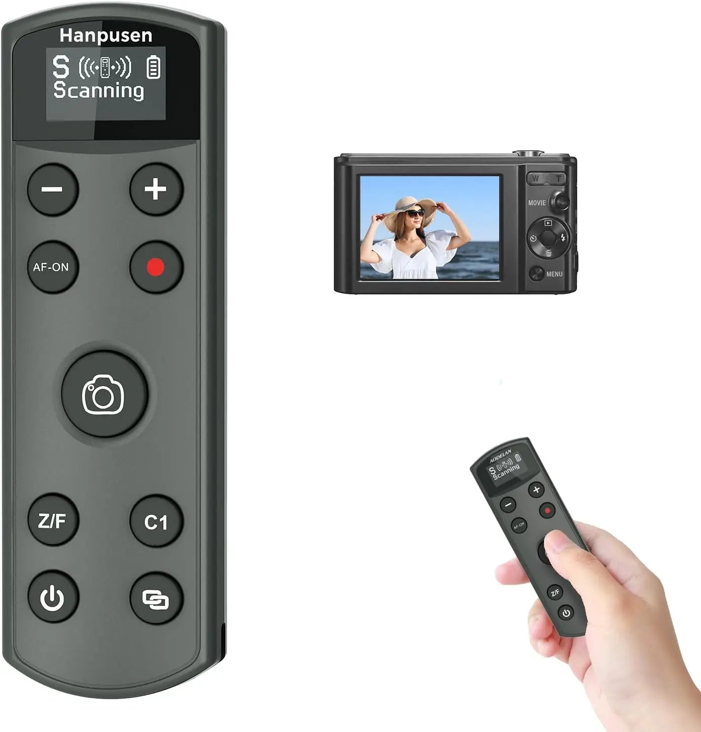 RMT-P1BT USB-C Wireless Camera Remote Shutter - Bluetooth Control for Sony A7 Series, ZV Series, FX30 & Alpha Cameras
