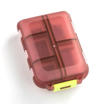 Tcare Travel Pill Organizer – Moisture-Proof Pills Box for Pocket or Purse, Portable Medicine & Vitamin Holder Container