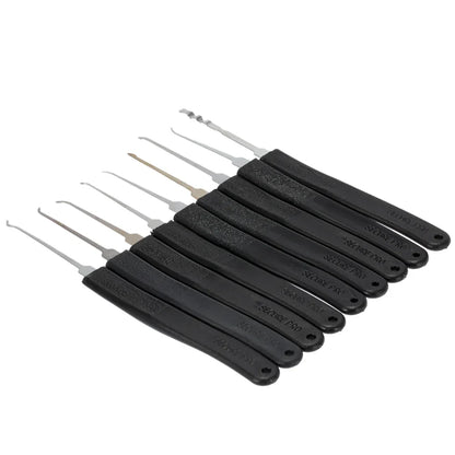 Door Lock Pick Set - Professional Locksmith Quick Opener Tools with 2 Tension Wrenches