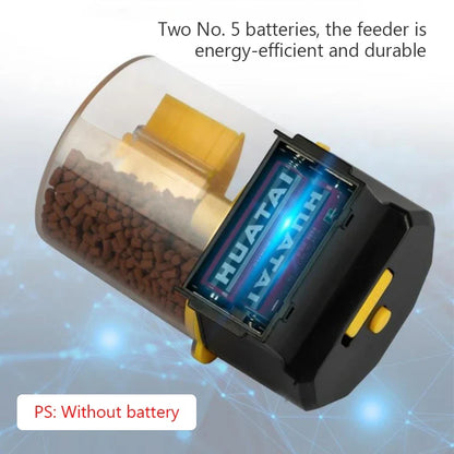 Automatic Fish Tank Feeder – Intelligent Timing Aquarium Feeder for Goldfish with Large Capacity