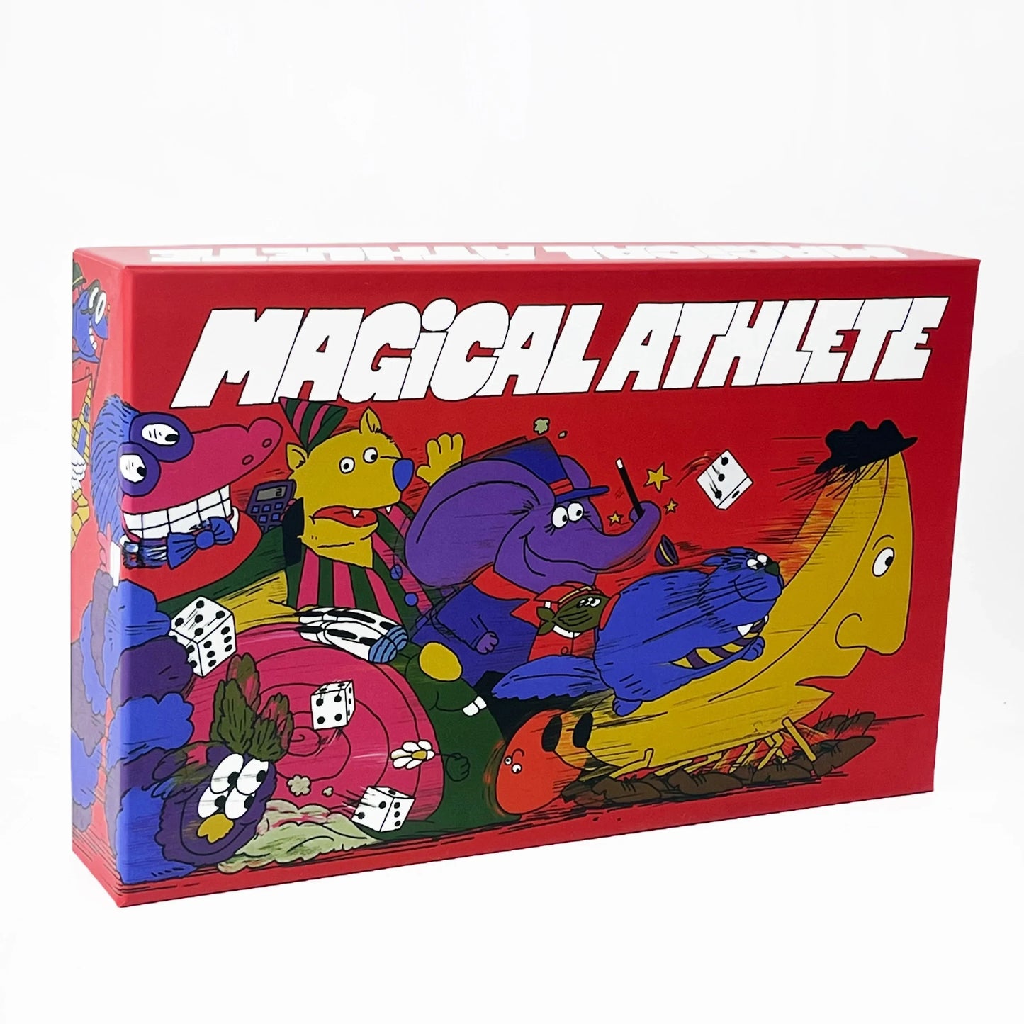 Magical Athlete Party Board Game – Deluxe Big Box Hilarious Racing Game for Friends & Family Game Night Fun