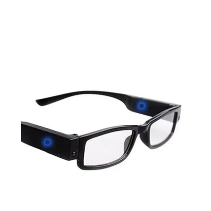 Unisex LED Reading Glasses – Light-Up Night Presbyopic Eyeglasses for Men & Women, Multi-Strength Magnifier Spectacles