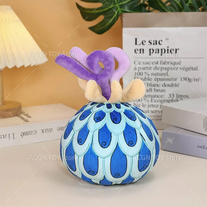 6 Styles Fruit Plush Toys – Anime Soft Stuffed Toys: Gum-Gum, Op-Op, Tremor-Tremor, Flower-Flower, Flame-Flame, Fish-Fish Gifts