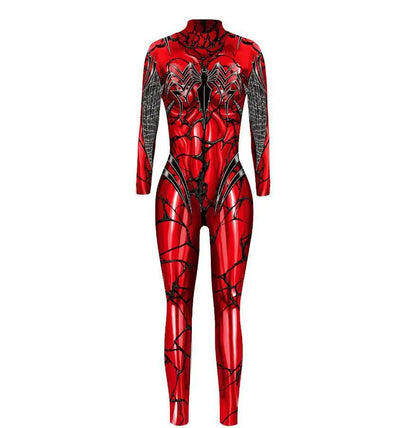 MINISO Women’s Cosplay Bodysuit – Sexy Spiderman, Iron Man & Gwen Stacy Jumpsuit for Halloween & Superhero Parties