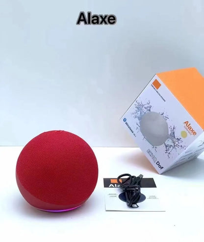 Alaxe Mini Bluetooth Speaker – Wireless Outdoor RGB Spherical Subwoofer for Home & Travel