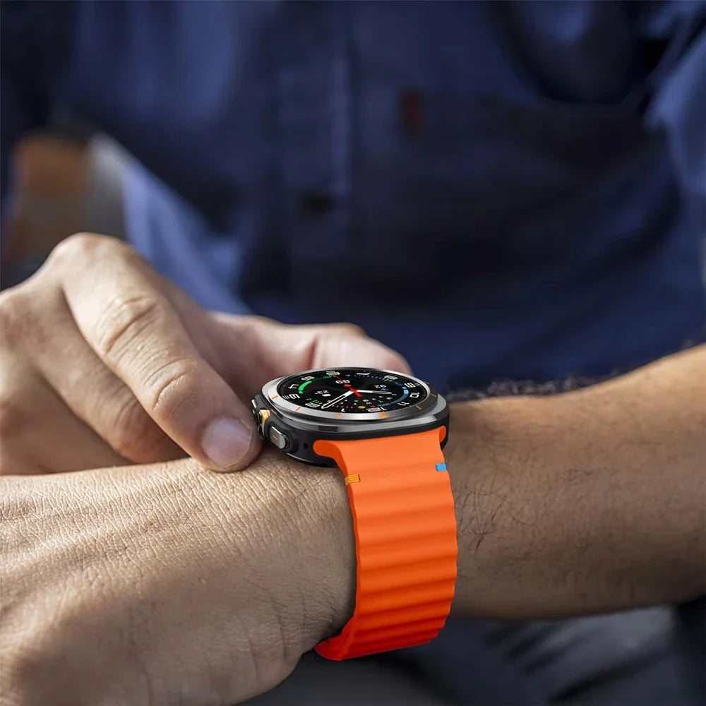 Silicone Sport Band for Samsung Galaxy Watch Ultra 47mm — Original Wrist Strap Accessory Correa